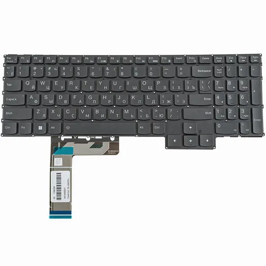 Купити Клавіатура для ноутбука LENOVO (IdeaPad Gaming: 3-15 series), rus, dark gray, без кадру, підсвічування клавіш
