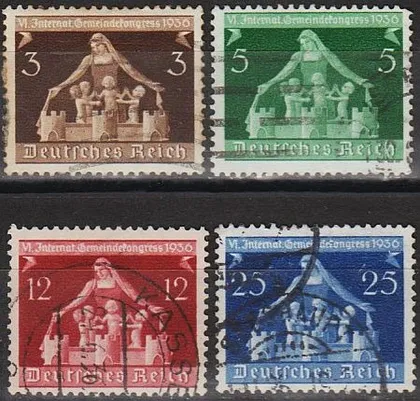 фото, 1936 - Рейх - Конгресс Mi.617-20 _3,0 €