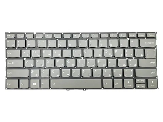 Клавиатура для Lenovo Yoga 920-13IKB, Yoga 6 pro, Flex Pro-13IKB (RU Gray с подсветкой) З аукціону