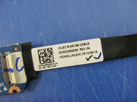 №216-16 плата роз&#039;єм живленняLAN Ethernet AILE2 NS-A161 DC02C003D00 для LENOVO EDGE E540 оригінал Продаж