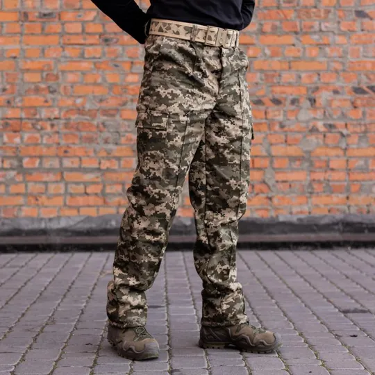 Брюки тактические военные флисовые ВСУ (ЗСУ) Пиксель 8889 54 размер Продаж