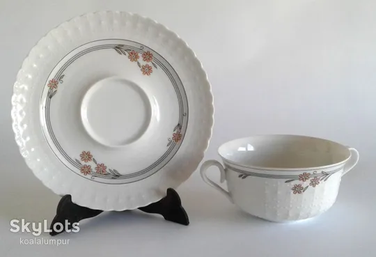 Супові чашки 4 штуки Tirschenreuth порцеляна Germany Де купити