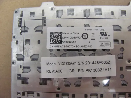 номер0954-28 клавіатура ДОНОР 0M6W72 для Dell Inspiron 15 3521 3531 3537 15R 5521 5537 M531R 5535 оригінал Де купити