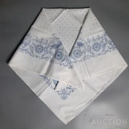 фото, Радянська хустка з візерунками, нова з биркою, бавовна