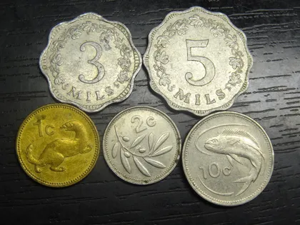 фото, Комплект монет Мальти (до євро)