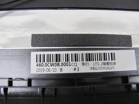 номер0126-4 Кришка матриці,Кришка дисплея,Тильна кришка,Корпус матриці,Задня кришка 460.0CW0B.0001 01YU625  для Lenovo Thinkpad T580 P52S  оригінал Недорого