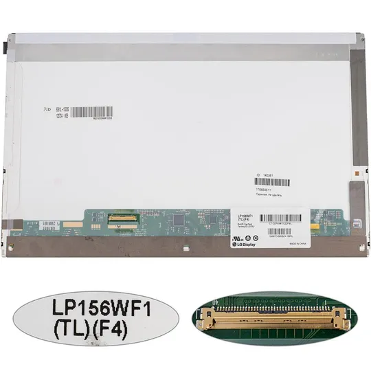 Матриця 15.6 LP156WF1-TLF4 (1920*1080, 40pin, LED, NORMAL, матова, роз'єм ліворуч знизу) для ноутбука (renew) Ціна