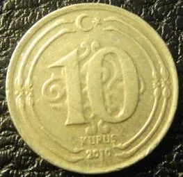 10 курушів 2010 Туреччина Ціна