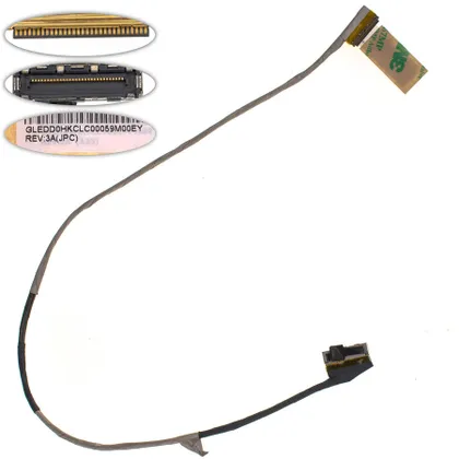 фото, Шлейф матриці для ноутбука SONY (Vaio: SVF143, SVF143100C, SVF143A1YT, SVF143A1QT) 30pin, eDP (dd0hkcLC000)