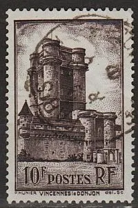 фото, 1938 - Франція - Фортечна вежа Венсен Mi.414 _2,0 €
