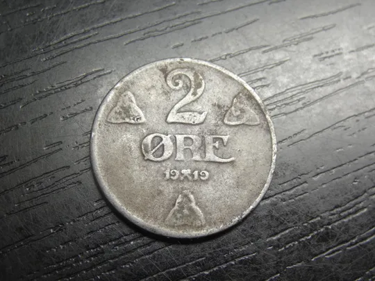 2 оре Норвегія 1919 Ціна