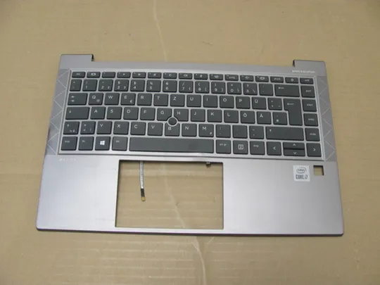 номер0966-7 кришка палмрест Палмрест корпус топкейс палмрест для ноутбука Верхняя панель палмрест cover-C 6070B1707712 M14636-DH1  для HP Zbook Firefly 14 G7 оригінал Ціна