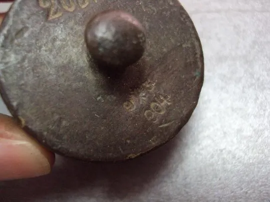 Гиря клейма 20 DK 904 гирька высота 3 см, диаметр 3,5 см №11611 Де купити