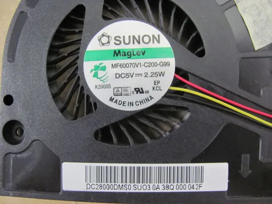 номер0030-25 Вентилятор (кулер, FAN) DC28000DMS0 для ACER Aspire E1-530 E1-532 E1-570 E1-572 оригінал З аукціону