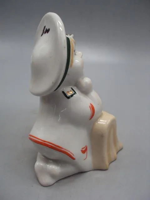 Фигура фарфор статуэтка Киев капитанская дочка с портфелем Буду как папа высота 12 см №14075 Продаж