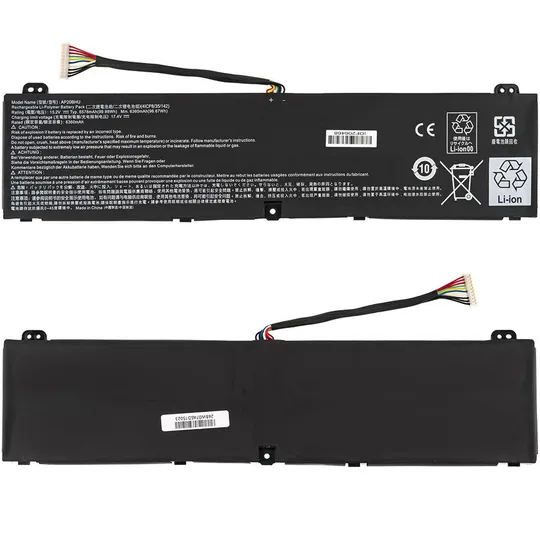 Оригінальна батарея для ноутбука Acer AP20BHU (Predator: PT516-51, PT516-51s) 15.2 6570mAh 99.98Wh Black Ціна