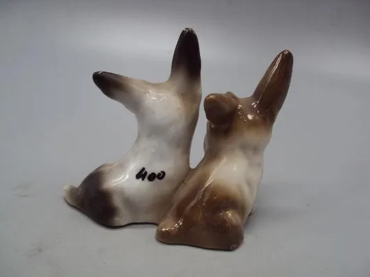 Фигура фарфор собачки щенки корги миниатюра собаки Вельш-корги-пемброк высота 17,4 см №14201 Характеристики