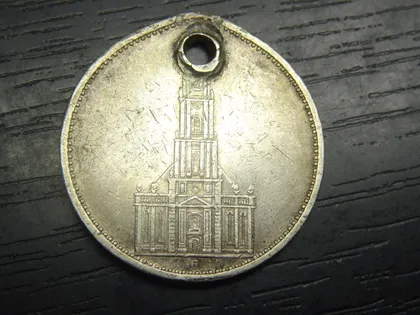 фото, 5 рейхсмарок 1934 G Німеччина Кірха срібло