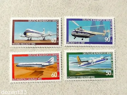 фото, Серія поштових марок Німеччина " Авіація "
