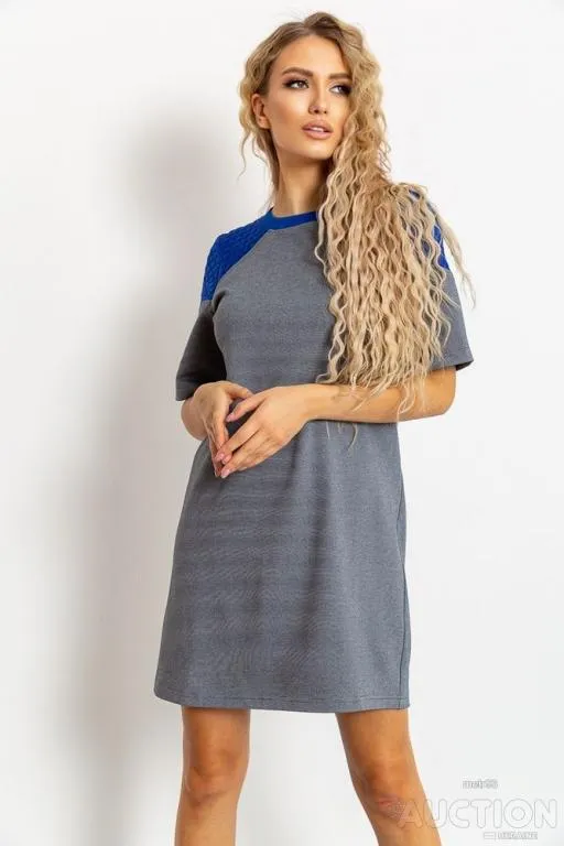 Платье, цвет серо-синий, 167R791 З аукціону