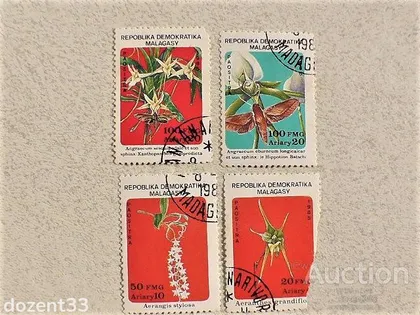 фото, Серія поштових марок Мадагаскар " Флора " 1985 рік
