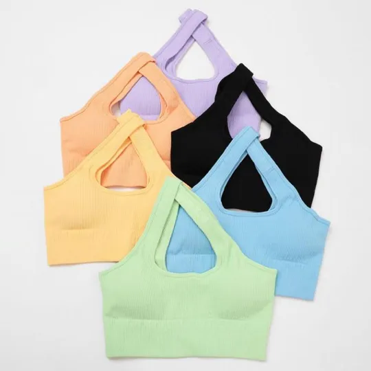 Комплект для фитнеса топ и велосипедки Рубчик 9634 M салатовый Інтернет-аукціон