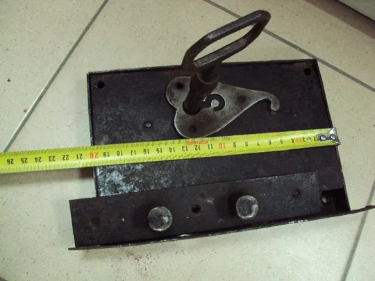 Врезной замок старинный с ключом №11425 Недорого