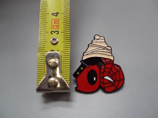 Купити Значок пін Дедпул і Людина-павук Спайдермен Deadpool Spiderman Marvel Марвел знак брошка №18500