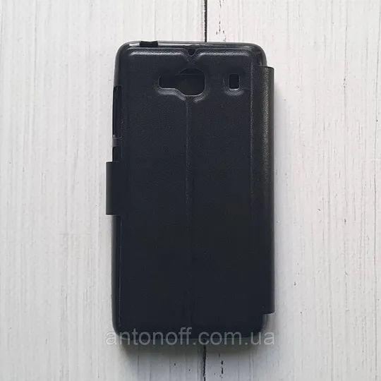 Чохол-книжка Xiaomi Redmi 2 для телефона (з віконцем) Чорний З аукціону