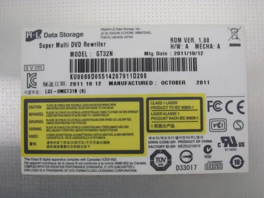 №137-19 DVD-привод GT32N для Packard Bell VAB70 оригінал Де купити