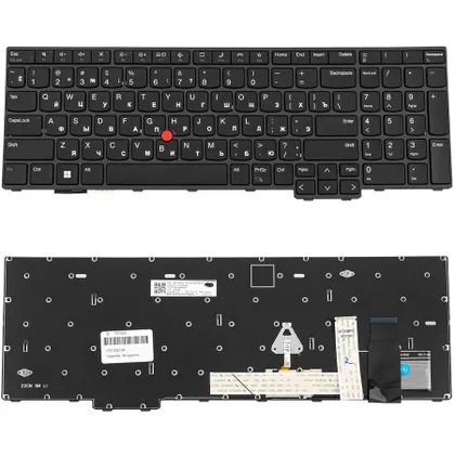 фото, Клавіатура для ноутбука Lenovo (ThinkPad: L15 Gen 4) rus, black