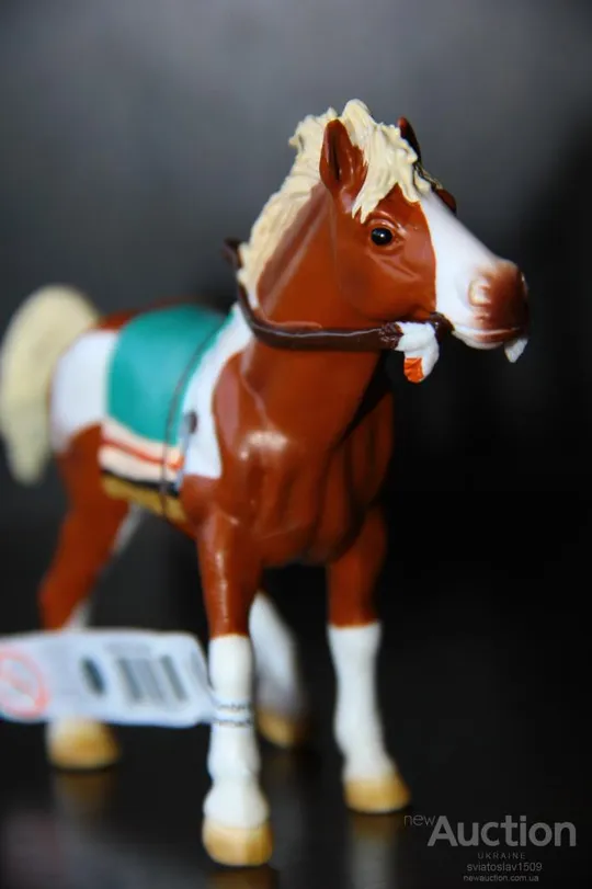 Купити индейская лошадка конячка лошадь конь (BULLY BULLYLAND ) 90-100мм