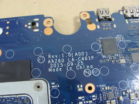 596-16 материнська плата AAZ60 LA-C461P i5-6300U SR2F0 для Dell Latitude E7470 7470 оригінал З аукціону