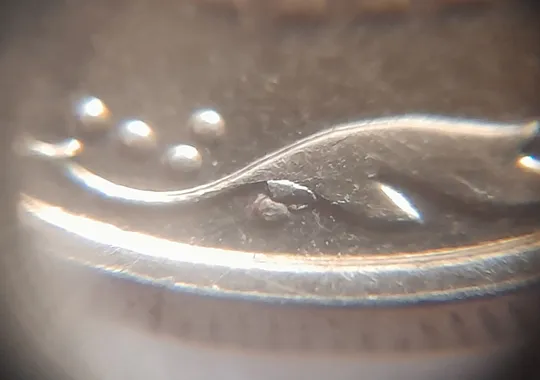 (5248) 10 копійок 2013 викрошка на вінку між 4 та 5 гронами (10 копеек 2013 брак) Інтернет-аукціон