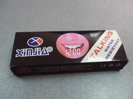 Купити Часы-ватерпруф с звуковым сигналом часы Talking Xinjia Xj-768N для слепых в упаковке новые №11736