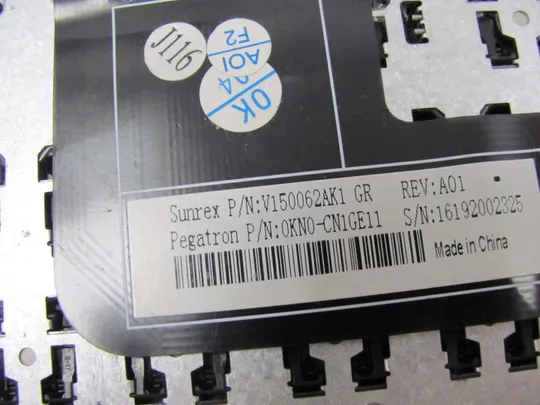 номер0944-1 клавіатура робоча MP-13A86D0-528 0KN0-CN1GE12 0KN0-CN1GE11 для Medion P6647 P7627 P7631 P7631T  оригінал З аукціону