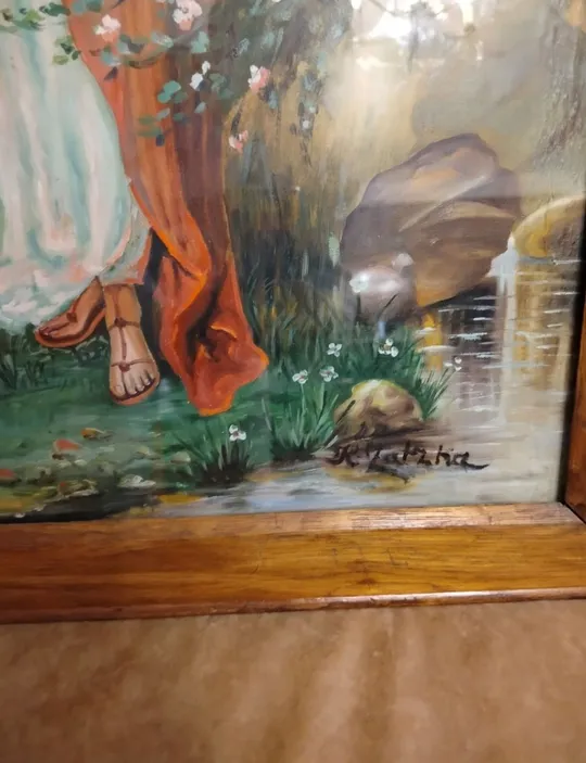 Картина Лесная Нимфа Ханса Зацки З аукціону