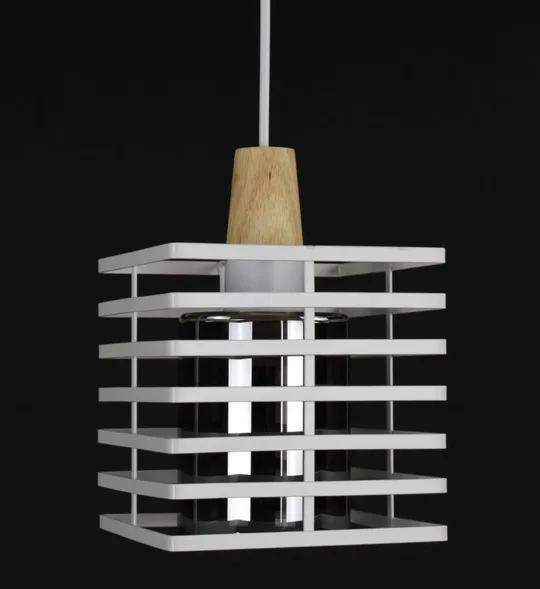 Купити Люстра подвесная LOFT на 1 лампочку 27787 Белый 30-100х16х16 см.