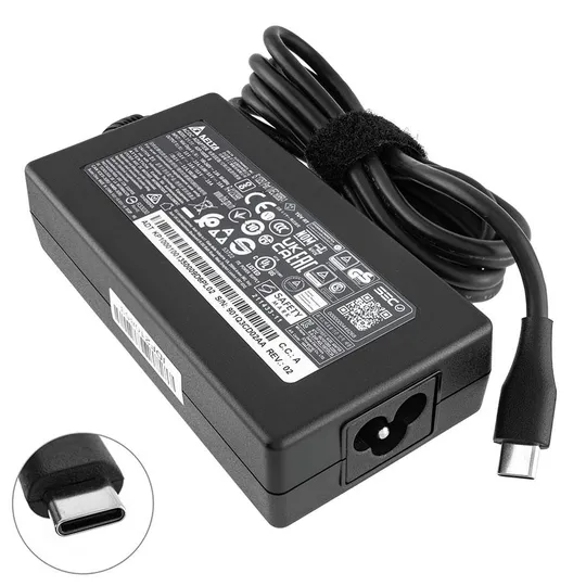 Купити Оригінальний блок живлення для ноутбука ACER TYPE-C 100W, black, RECTANGULAR