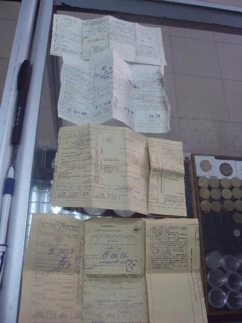 паспорт часы полет чайка слава лот 4 шт №6215 Ціна