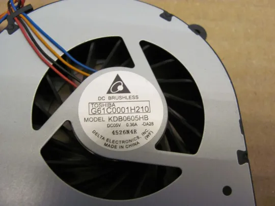 номер0192-17 Вентилятор (кулер, FAN) G61C0001H210 для Toshiba Tecra A50-A A50 оригінал Де купити
