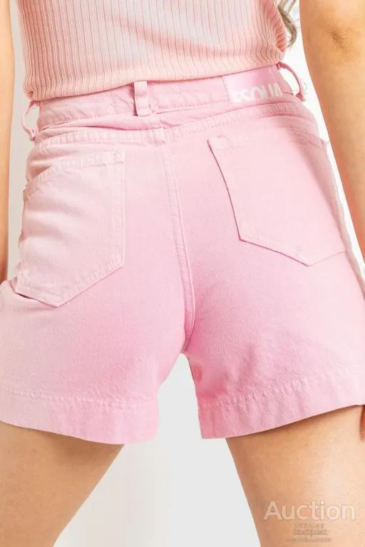 Джинсовые шорты, цвет розовый, 214R245 Продаж