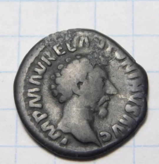 Подлинная древнеримская монета Конкордия-богиня Согласия и достатка , император Марк Аврелий mc132 Ціна