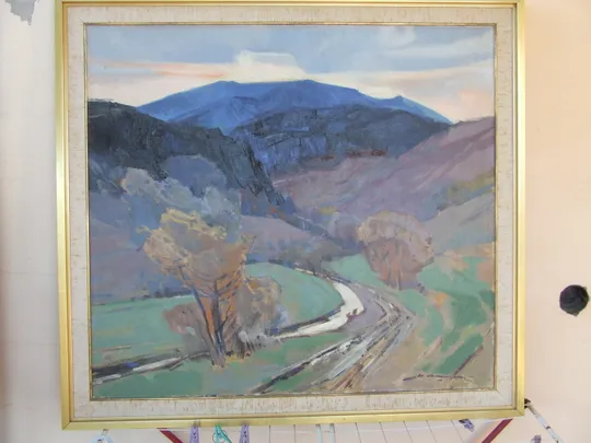 Нар.худ.Урср. Кашшай А. 1921-1991 рр. роз. 100х90 см. п.о. 1970 рр. закарпатська школа Ужгород . Характеристики