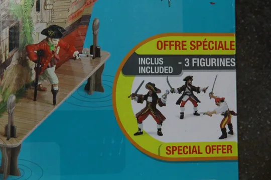 ПІРАТСЬКИЙ ФОРТ пират PAPO Франція 90-100мм НОВИЙ В УПАКОВЦІ З аукціону
