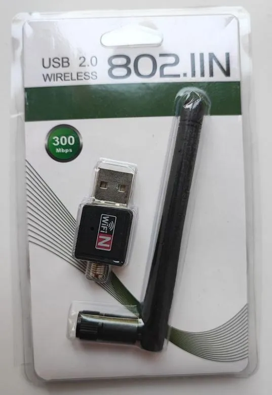Мережевий адаптер usb 2.0 wi-fi 802.11n з антеною З аукціону