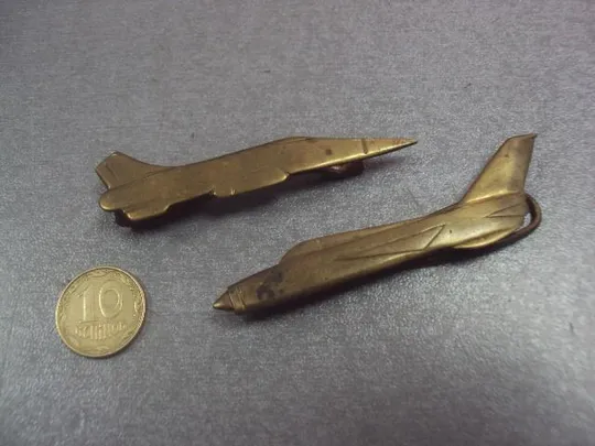 зажим самолет для галстука лот 2 шт №5200 Ціна