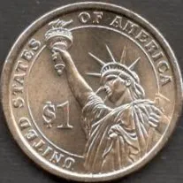 Купити ХАЛЯВА !!! ХАЛЯВНА !!!  США 1 доллар 2008 г. ПРЕЗИДЕНТЫ США. ЭНДРЮ ДЖЕКСОН (1829-1837). Тираж 122.25 млн .ИЗ РОЛЛА ИДЕАЛ.