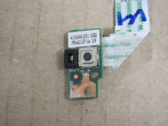 номер0022-8 плата кнопки вкл,Плата управління кнопками,  Плата кнопки живлення,Laptop Power button board NS-A052P   для  Lenovo ThinkPad T450s T440 T440S T450 T460 оригінал З аукціону