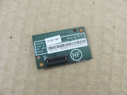 номер0208-17 плата зчитування відбитків пальців 63Y1641 для Lenovo Thinkpad W520 T520 оригінал З аукціону